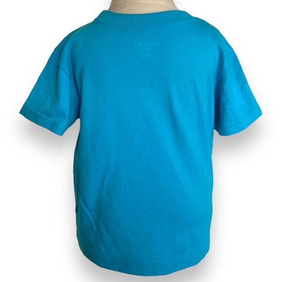 Garanimals Boys‎ Tee Sz 3T Turquoise World's Coolest Brother Short Sleeve - Picture 4 of 8